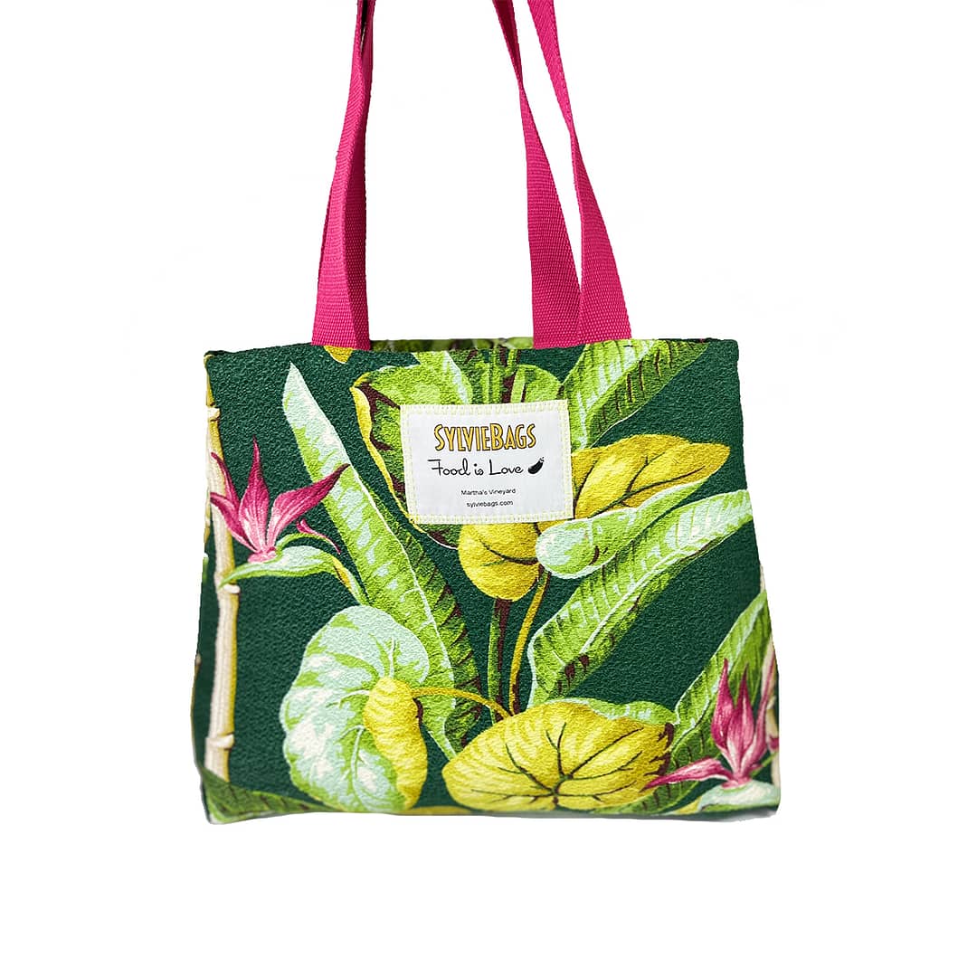 Market Bag – tropical leaves