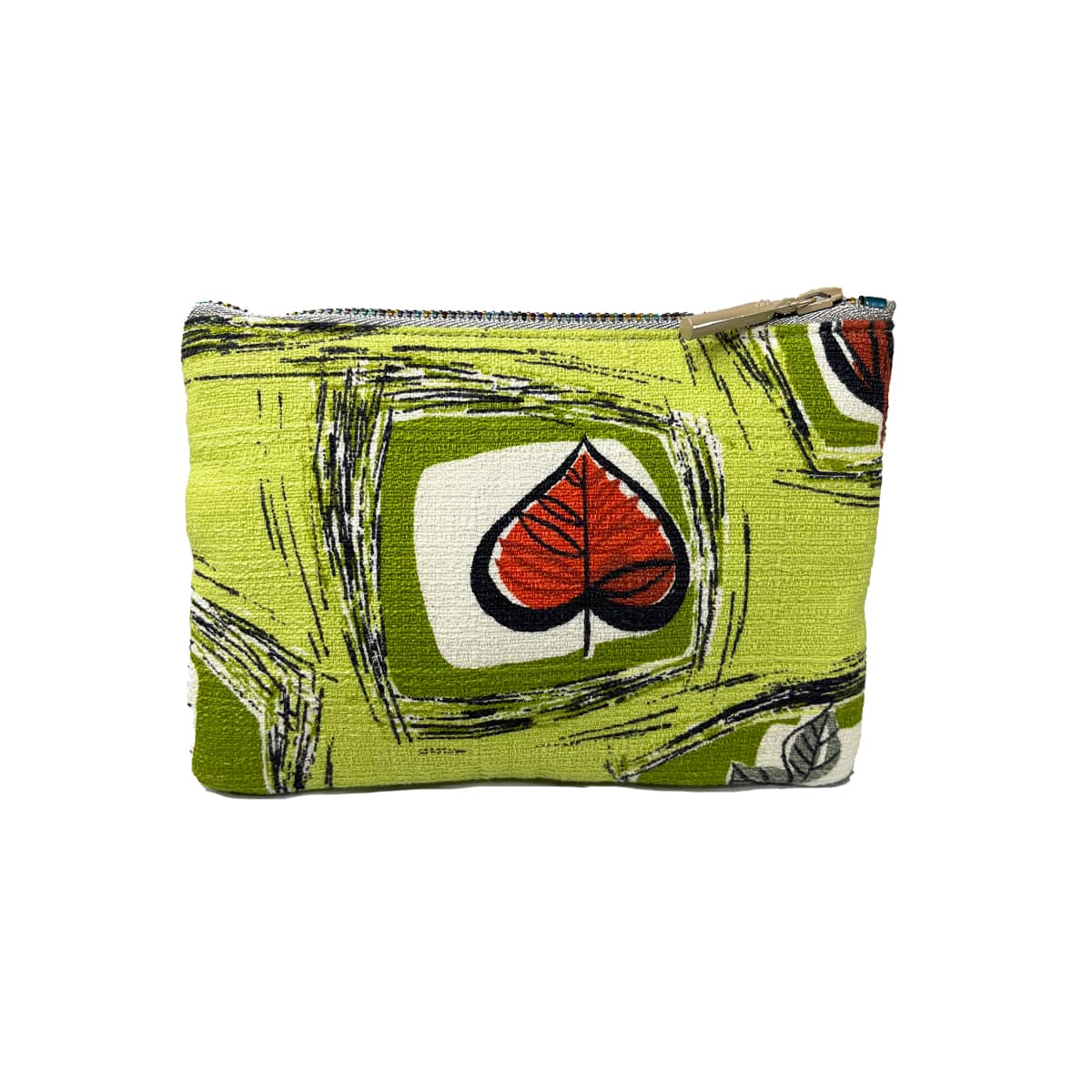 Coin purse – abstract on lime