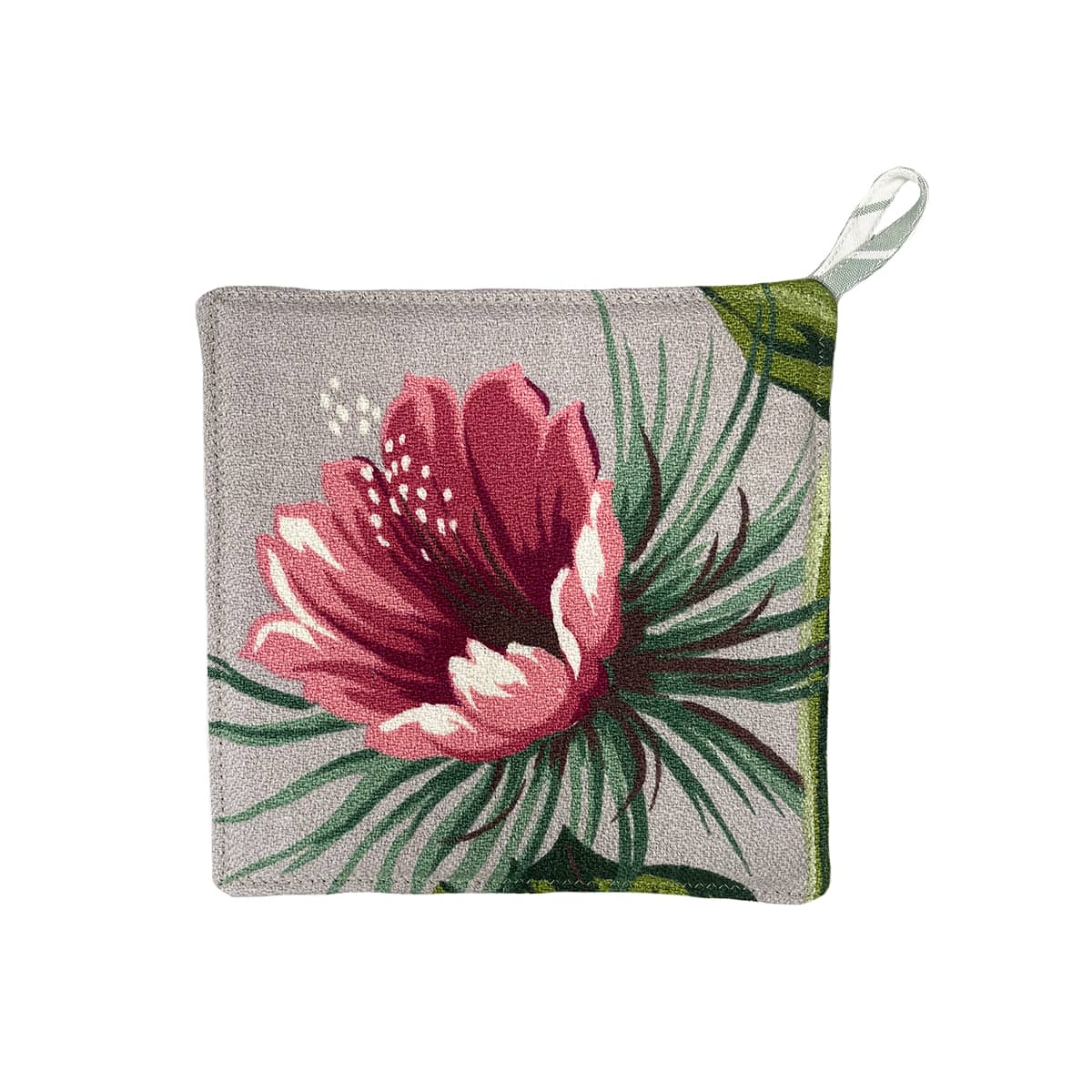 Potholder Set -Pink and Gray